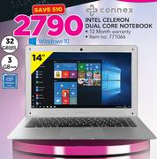Connex 14" Intel Celeron Dual Core Notebook