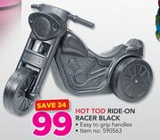 Hot Tod Ride-On Racer Black