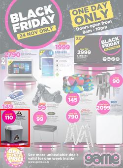 Game Lesotho : Black Friday (24 Nov 2017), page 1