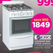 Zero Burner Gas Stove (ZEROWHT)