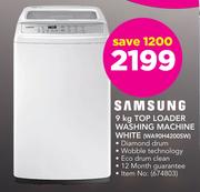 Samsung 9kg Top Loader Washing Machine White (WA90H4200SW)