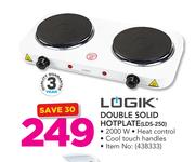 Logik Double Solid Hotplate LDS-250