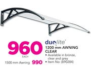 Duolite 1500mm Awning