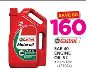 Castrol SAE 40 Engine Oil-5Ltr