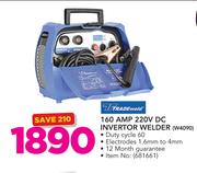 Tradeweld 160 Amp 220V DC Invertor Welder W4090