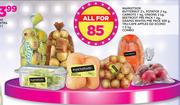 Marketside Butternut 2's, Potatoe 2Kg, Carrots 1Kg, Onions 2Kg, Beetroot 1Kg, Grapes Whites 500g