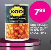 Too Canned Baked Beans In Tomato Sauce-410g