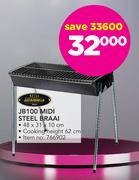 Ketla Justin Bonello JB100 Midi Steel Braai