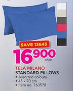 Tela Milano Standard Pillows-Each