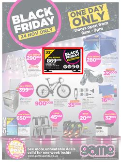 Game Uganda : Black Friday (24 Nov 2017), page 1