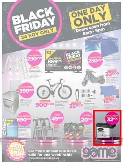 Game Uganda : Black Friday (24 Nov 2017), page 1