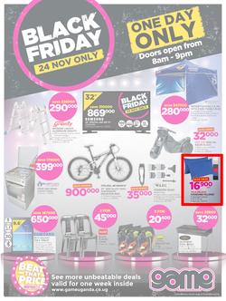 Game Uganda : Black Friday (24 Nov 2017), page 1