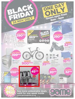 Game Uganda : Black Friday (24 Nov 2017), page 1