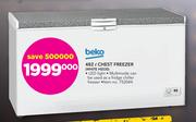 Beko 482Ltr Chest Freezer WHITE HS530