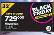 Hisense 32" HD TV