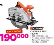 Special Stramm Circular Saw 1200W m.guzzle .za