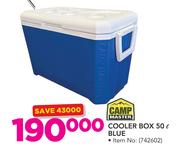 Campmaster Cooler Box Blue-50Ltr