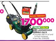 Trimtech 6HP Lawnmower Combo Pack Includes 500ml Oil & 5Ltr Fuel Container