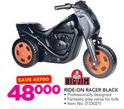 Big Jim Ride On Racer Black
