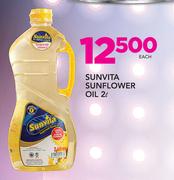 Sunvita Sunflower Oil-2Ltr Each