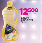 Sunvita Sunflower Oil-2ltr Each