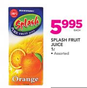 Splash Fruit Juice Assorted-1ltr Each