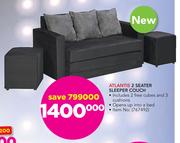 Atlantis 2 Seater Sleeper Couch