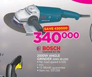 Bosch 2000W Angle Grinder GWS 20-230