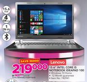 Lenovo 15.6" Intel Core I5 Notebook Ideapad 100