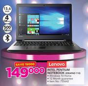 Lenovo Intel Pentium Notebook Ideapad 110