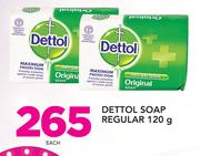 Dettol Soap Regular-120g Each