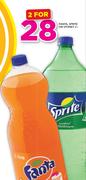 Fanta, Sprite Or Stoney-2x2Ltr