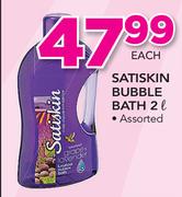 Satiskin Bubble Bath-2Ltr