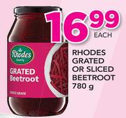 Rhodes Grated Or Sliced Beetroot-780g Each