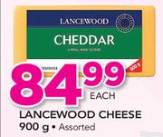 Lancewood Cheese Assorted-900g Each