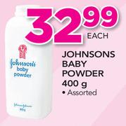Johnsons Baby Powder-400g