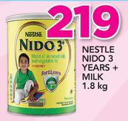 Nestle Nido 3 Years+ Milk-1.8Kg