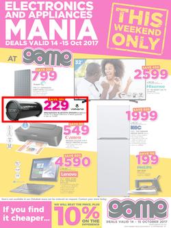 Game Namibia : Windhoek Electronic & Appliances Mania(14 Oct - 15 Oct 2017), page 1