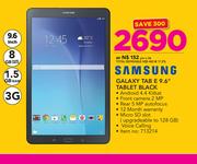 Samsung Galaxy Tab E 9.6" Black Tablet