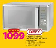 Defy 28ltr Metallic Electronic Microwave MW M2822MG