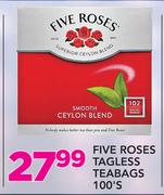 Five Roses Tagless Teabags-100's