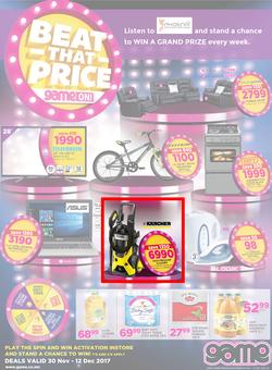 Game Zambia : Beat that Price (30 Nov - 12 Dec 2017), page 1