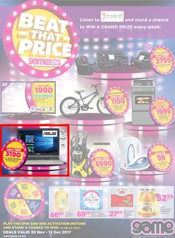 Game Zambia : Beat that Price (30 Nov - 12 Dec 2017), page 1