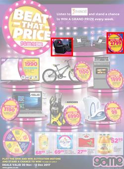 Game Zambia : Beat that Price (30 Nov - 12 Dec 2017), page 1