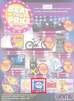 Game Zambia : Beat that Price (30 Nov - 12 Dec 2017), page 1