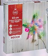 Santa's Trading Indoor Star Tree Topper Light