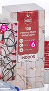 Santa's Trading 100 Indoor Flashing White Lights