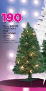 Santa's Trading 90cm Green Christmas Tree Including Lights