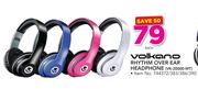 Volkano Rhythm Over Ear Headphone VK-20000-WT-Each