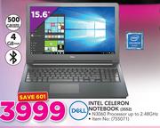 Dell 15.6" Intel Celeron Notebook 